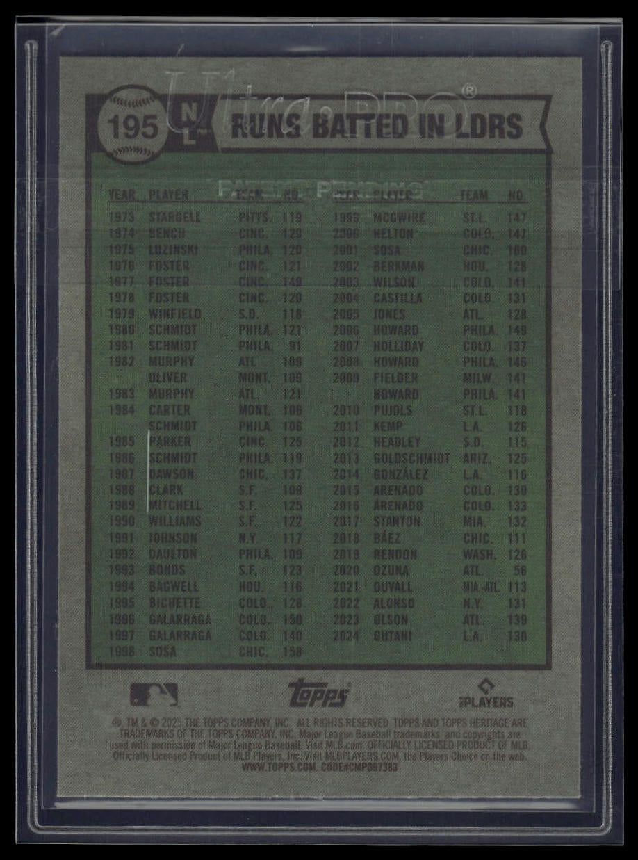 2025 Topps Heritage #195 Manny Machado / Willy Adames / Shohei Ohtani Chrome