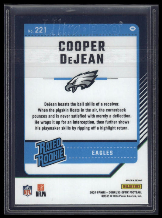 2024 Donruss Optic #221 Cooper DeJean Blue Scope