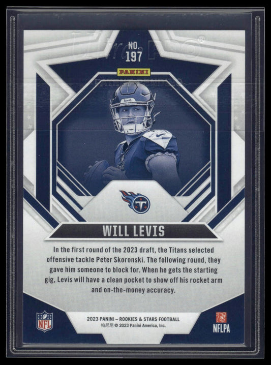 2023 Panini Rookies & Stars #197 Will Levis Purple #/199