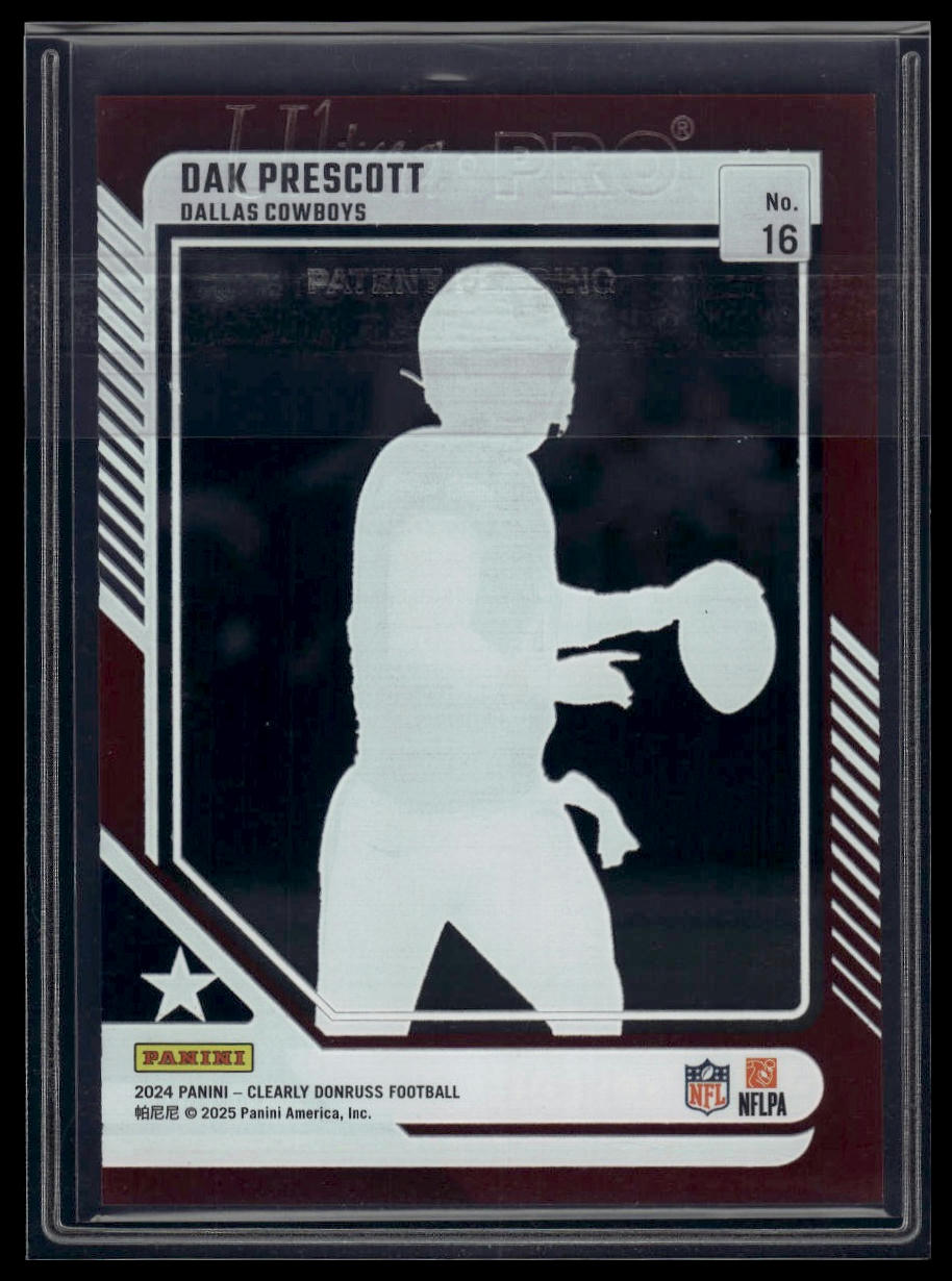 2024 Clearly Donruss #16 Dak Prescott Red #/99