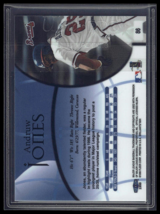1999 Fleer Brilliants #86 Andruw Jones