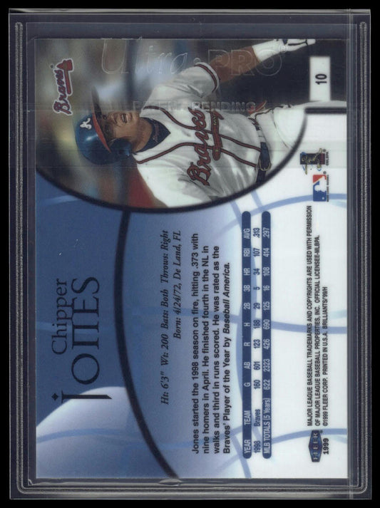 1999 Fleer Brilliants #10 Chipper Jones