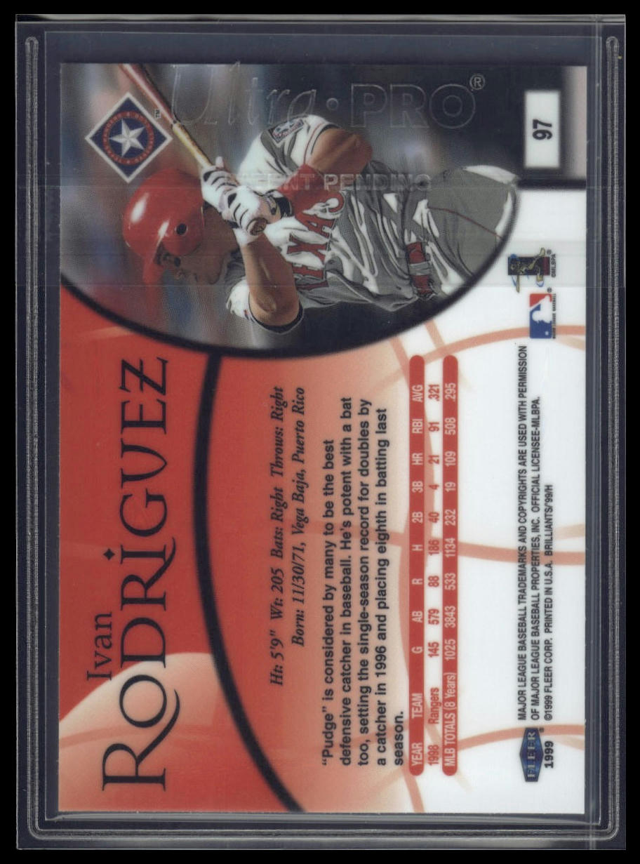 1999 Fleer Brilliants #97 Ivan Rodriguez