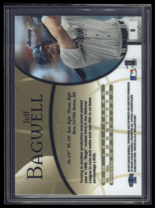 1999 Fleer Brilliants #5 Jeff Bagwell