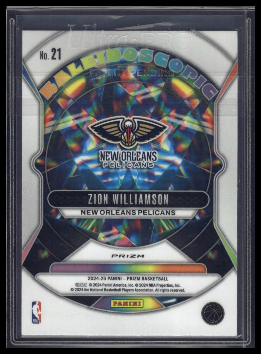 2024-25 Panini Prizm #21 Zion Williamson Kaleidoscopic