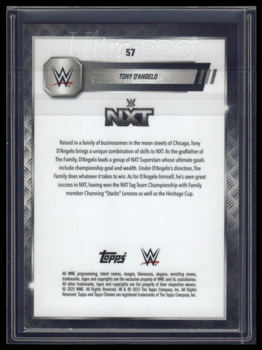 2025 Topps Chrome Sapphire WWE #57 Tony D'Angelo