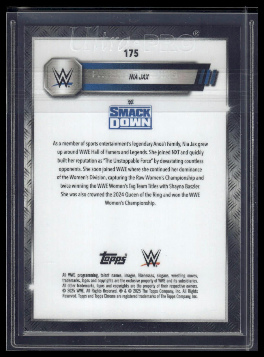 2025 Topps Chrome Sapphire WWE #175 Nia Jax