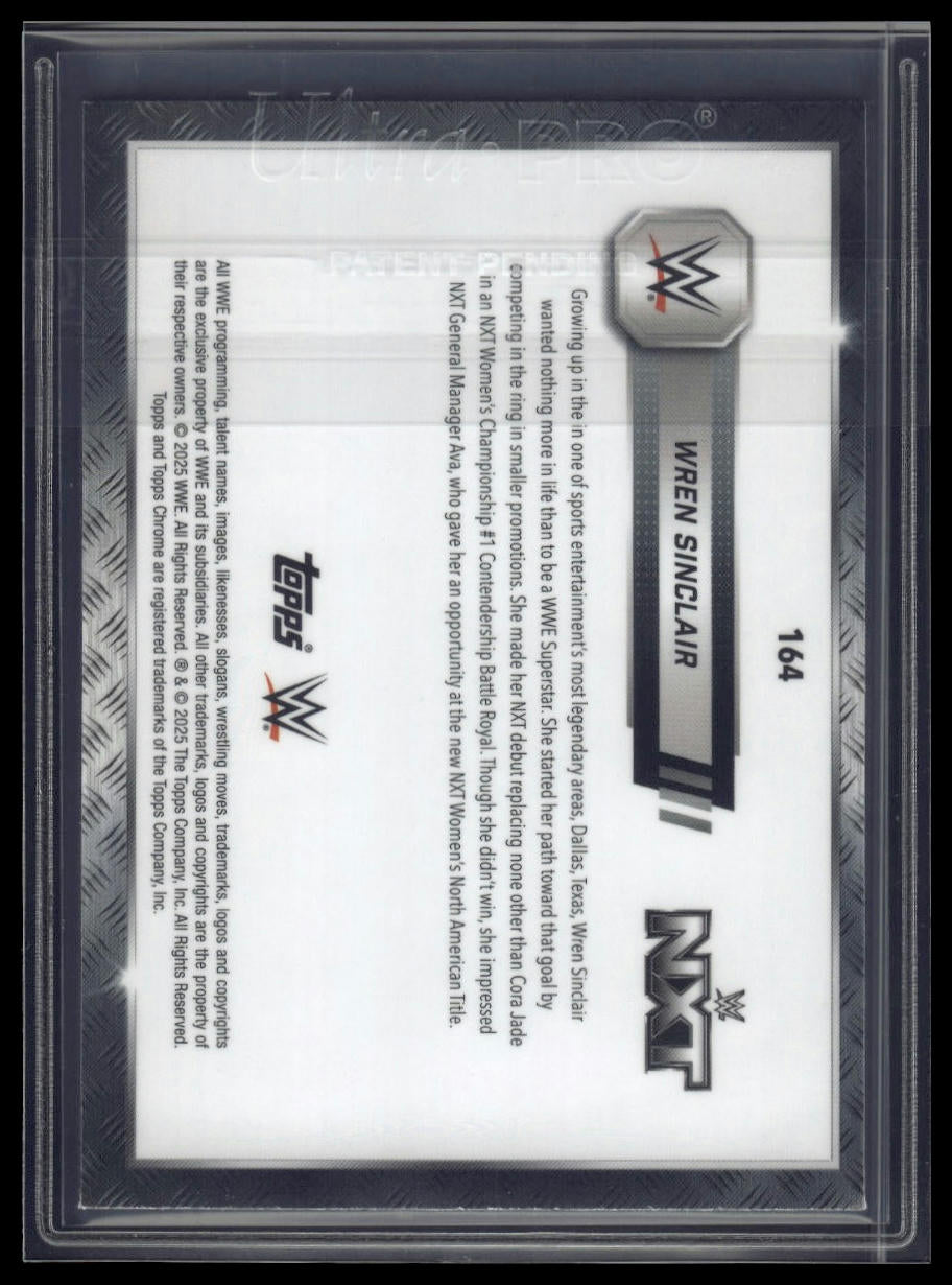 2025 Topps Chrome Sapphire WWE #164 Wren Sinclair