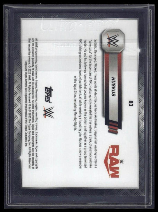 2025 Topps Chrome Sapphire WWE #83 Huskus