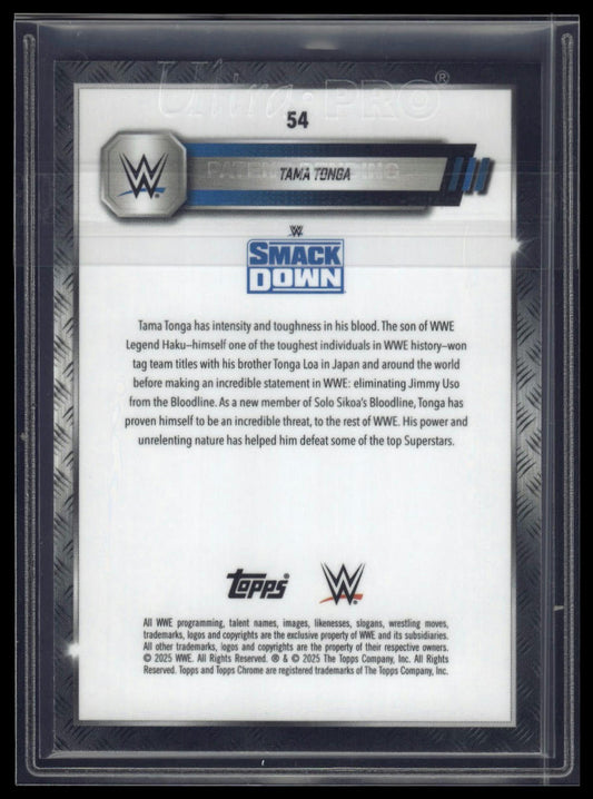 2025 Topps Chrome Sapphire WWE #54 Tama Tonga