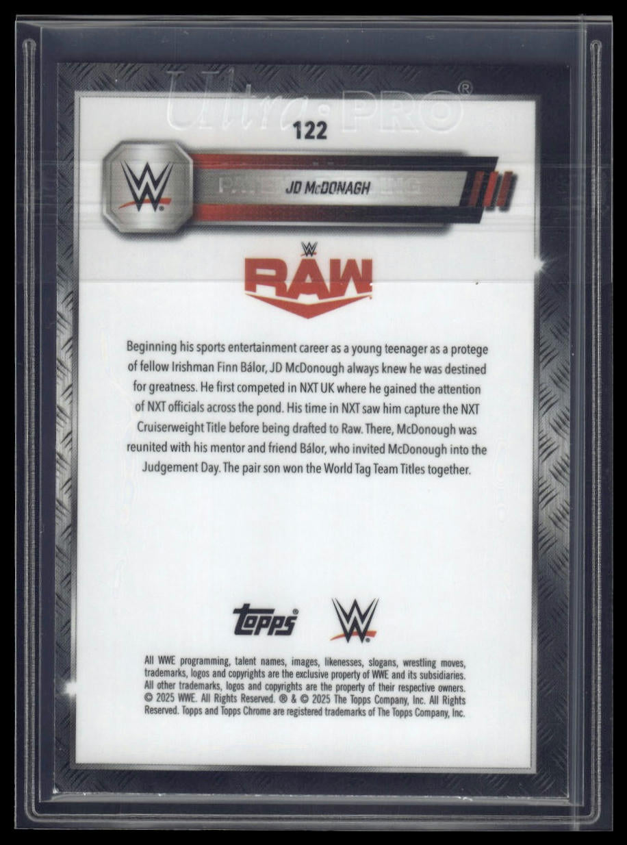 2025 Topps Chrome Sapphire WWE #122 JD McDonagh
