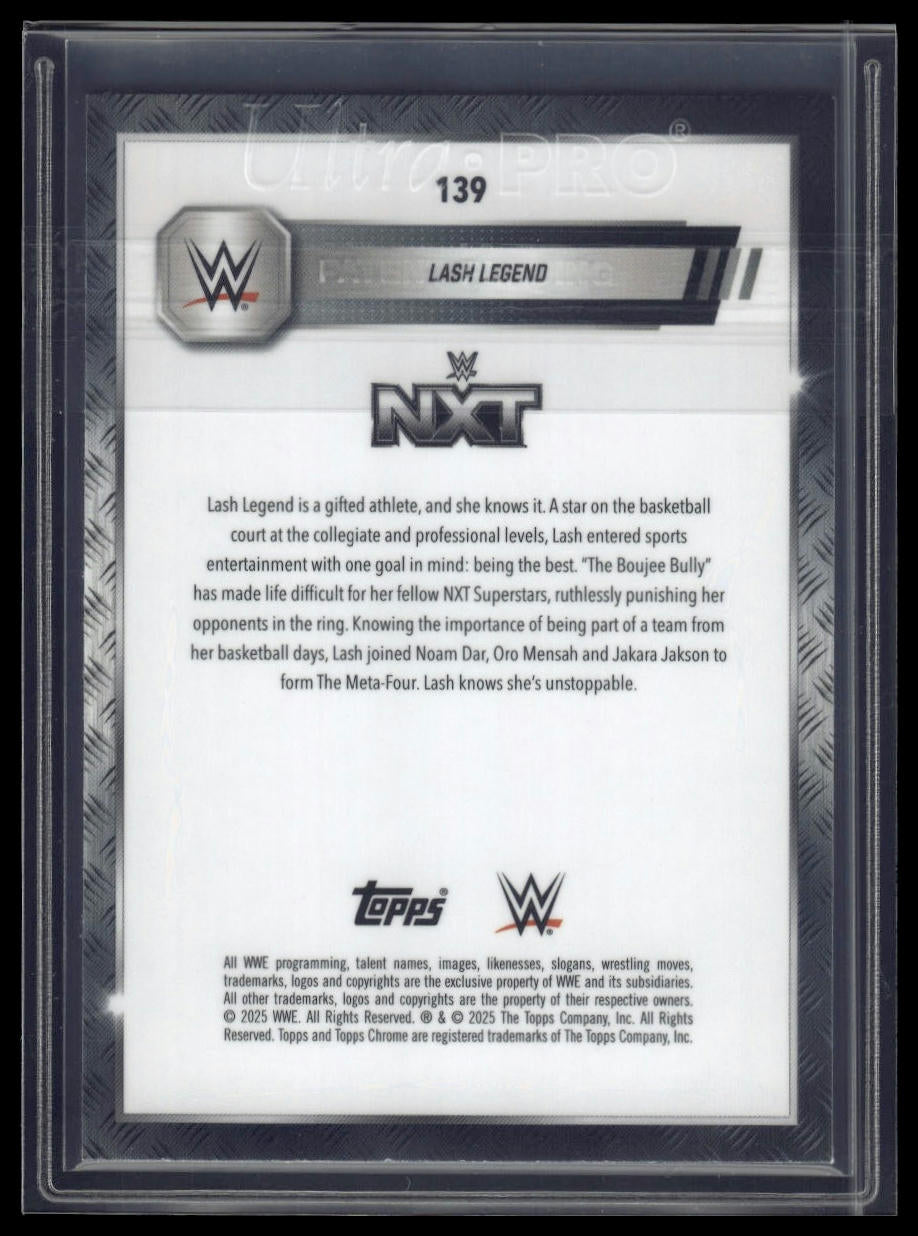 2025 Topps Chrome Sapphire WWE #139 Lash Legend