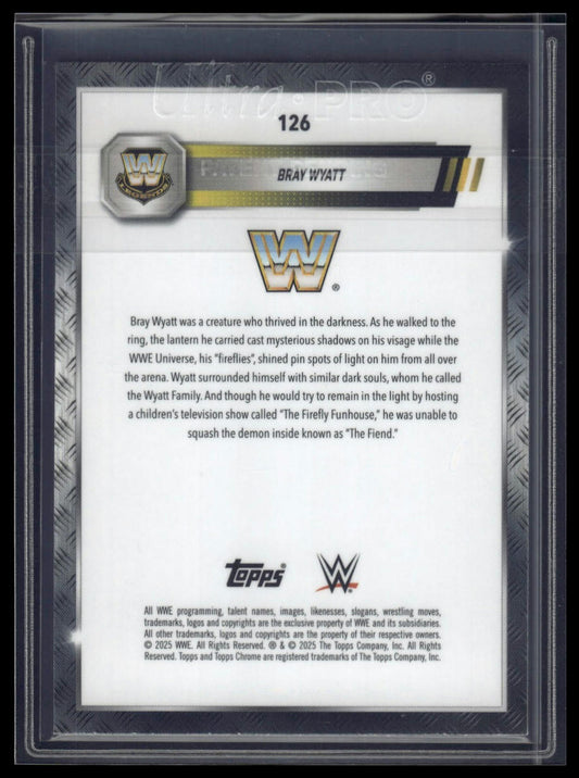 2025 Topps Chrome Sapphire WWE #126 Bray Wyatt