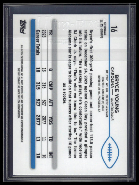 2024 Topps Chrome Sapphire Edition #16 Bryce Young