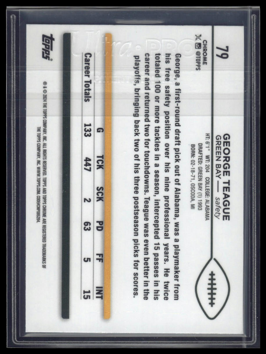 2024 Topps Chrome Sapphire Edition #79 George Teague