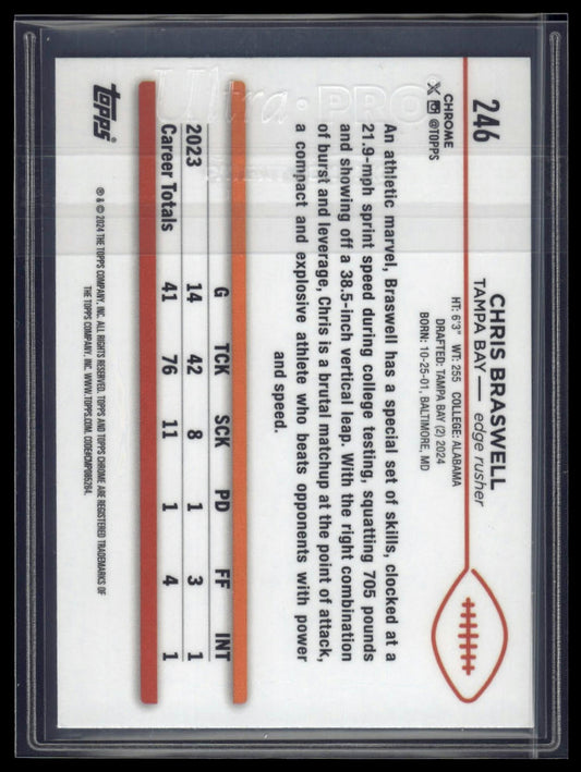 2024 Topps Chrome Sapphire Edition #246 Chris Braswell