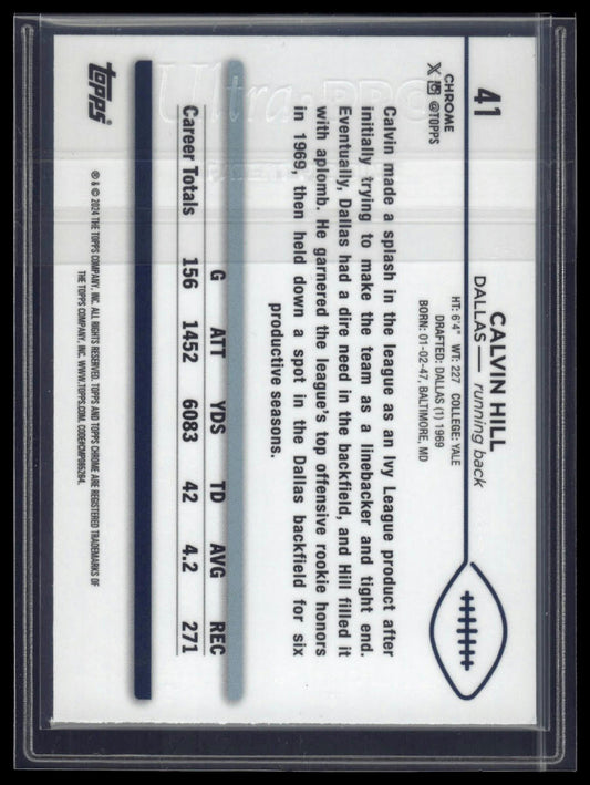 2024 Topps Chrome Sapphire Edition #41 Calvin Hill