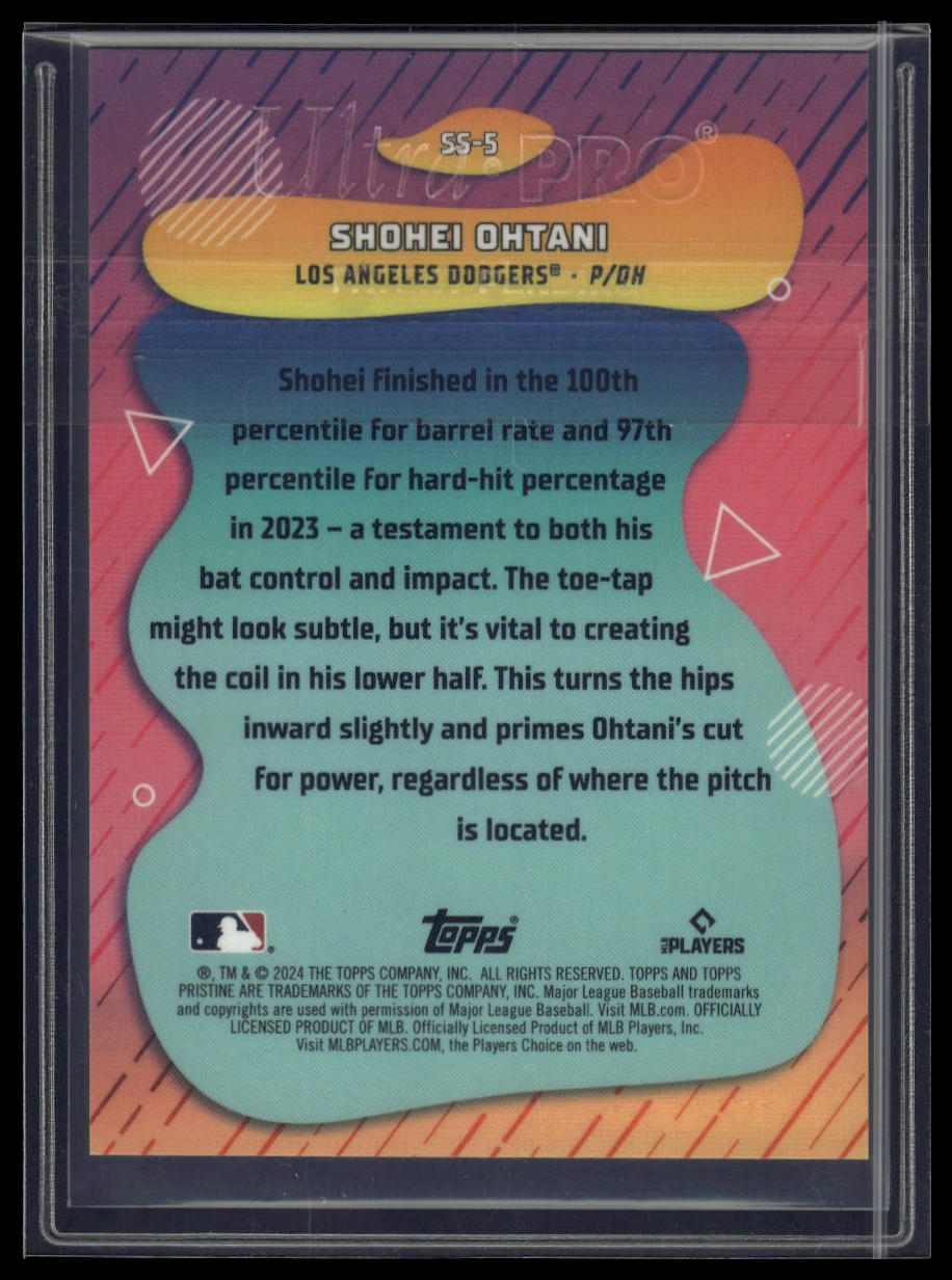 2024 Topps Pristine #SS-5 Shohei Ohtani Swings of Summer