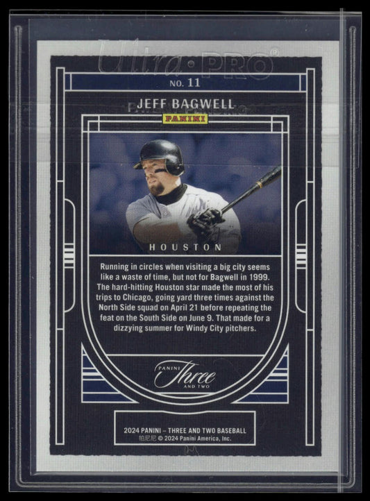 2024 Panini Three and Two #11 Jeff Bagwell Going Yard #/99