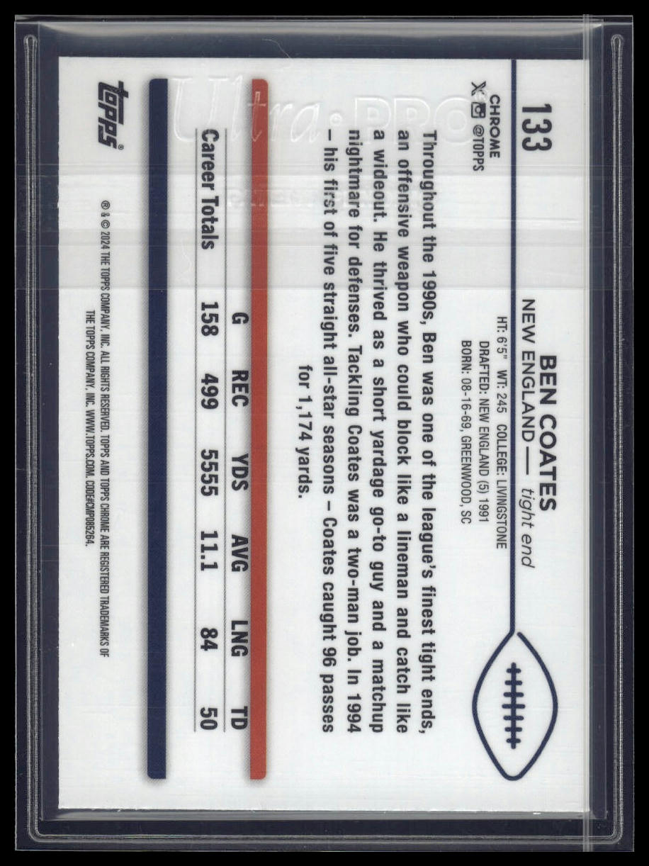 2024 Topps Chrome Sapphire Edition #133 Ben Coates