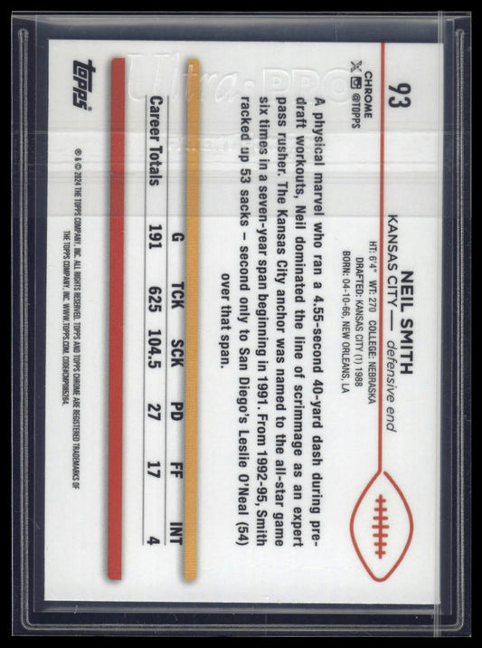 2024 Topps Chrome Sapphire Edition #93 Neil Smith