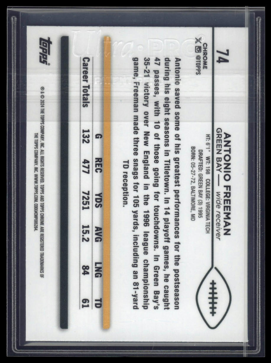2024 Topps Chrome Sapphire Edition #74 Antonio Freeman