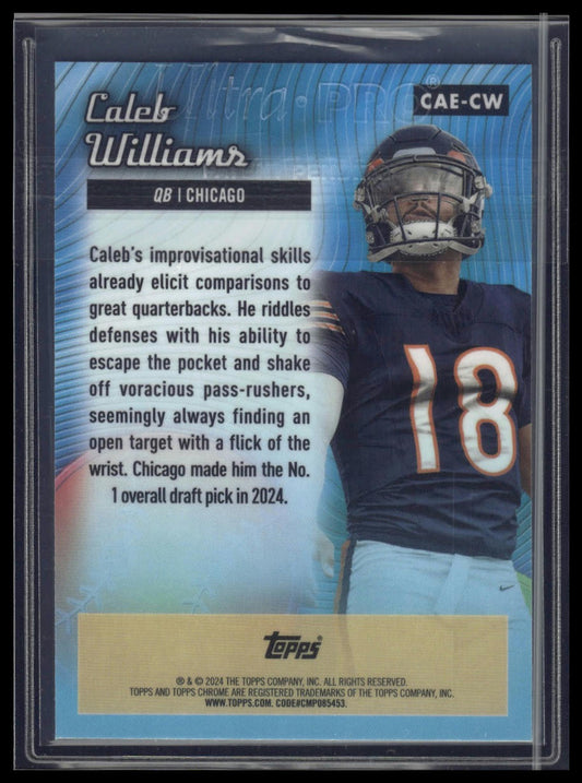 2024 Topps Chrome #CAE-CW Caleb Williams Chrome All-Etch