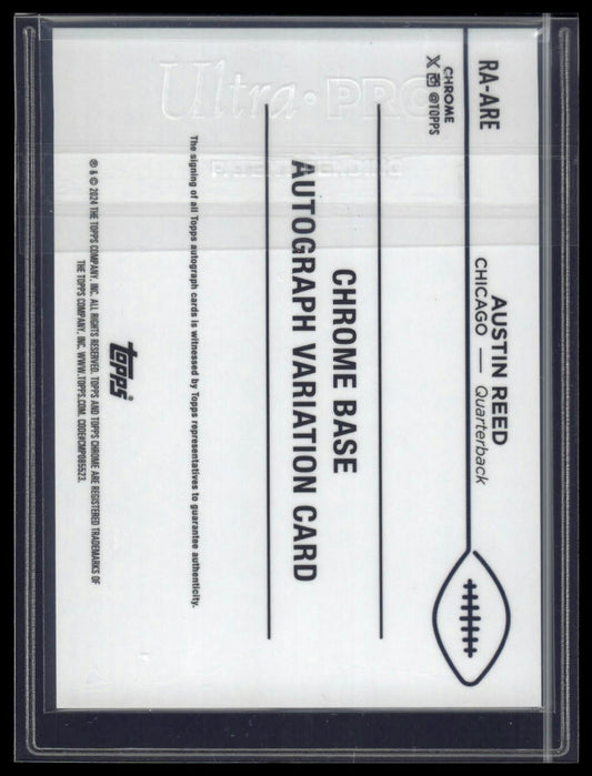 2024 Topps Chrome #RA-ARE Austin Reed Rookie Autographs