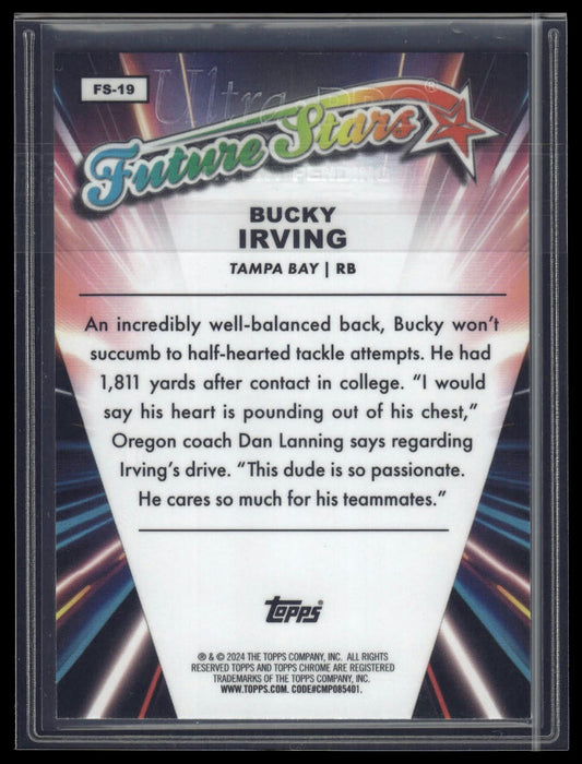 2024 Topps Chrome #FS-19 Bucky Irving Future Stars