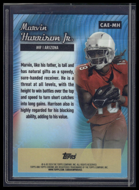 2024 Topps Chrome #CAE-MH Marvin Harrison Jr. Chrome All-Etch