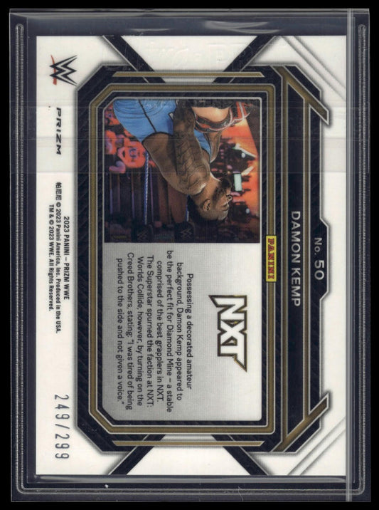 2023 Panini Prizm WWE #50 Damon Kemp Red #/299