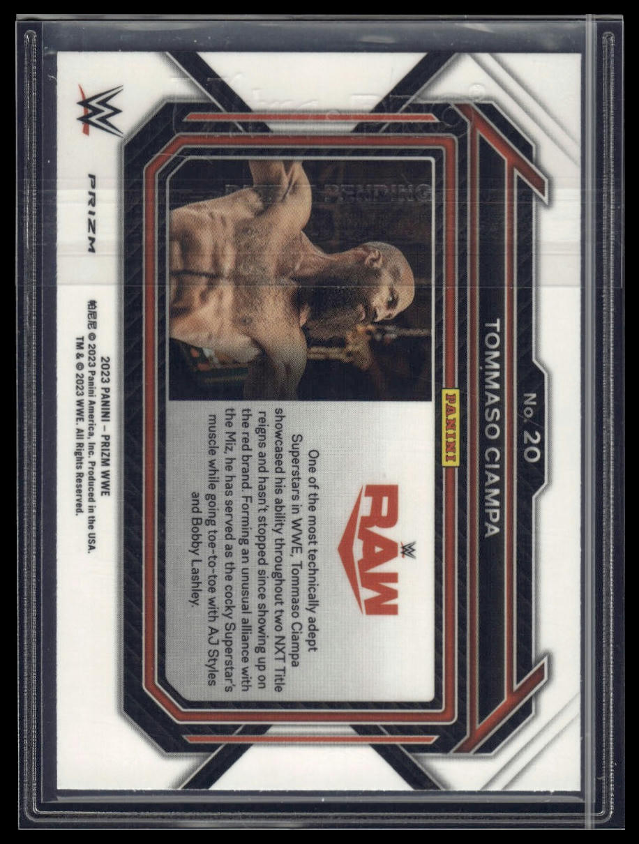2023 Panini Prizm WWE #20 Tommaso Ciampa Under Card