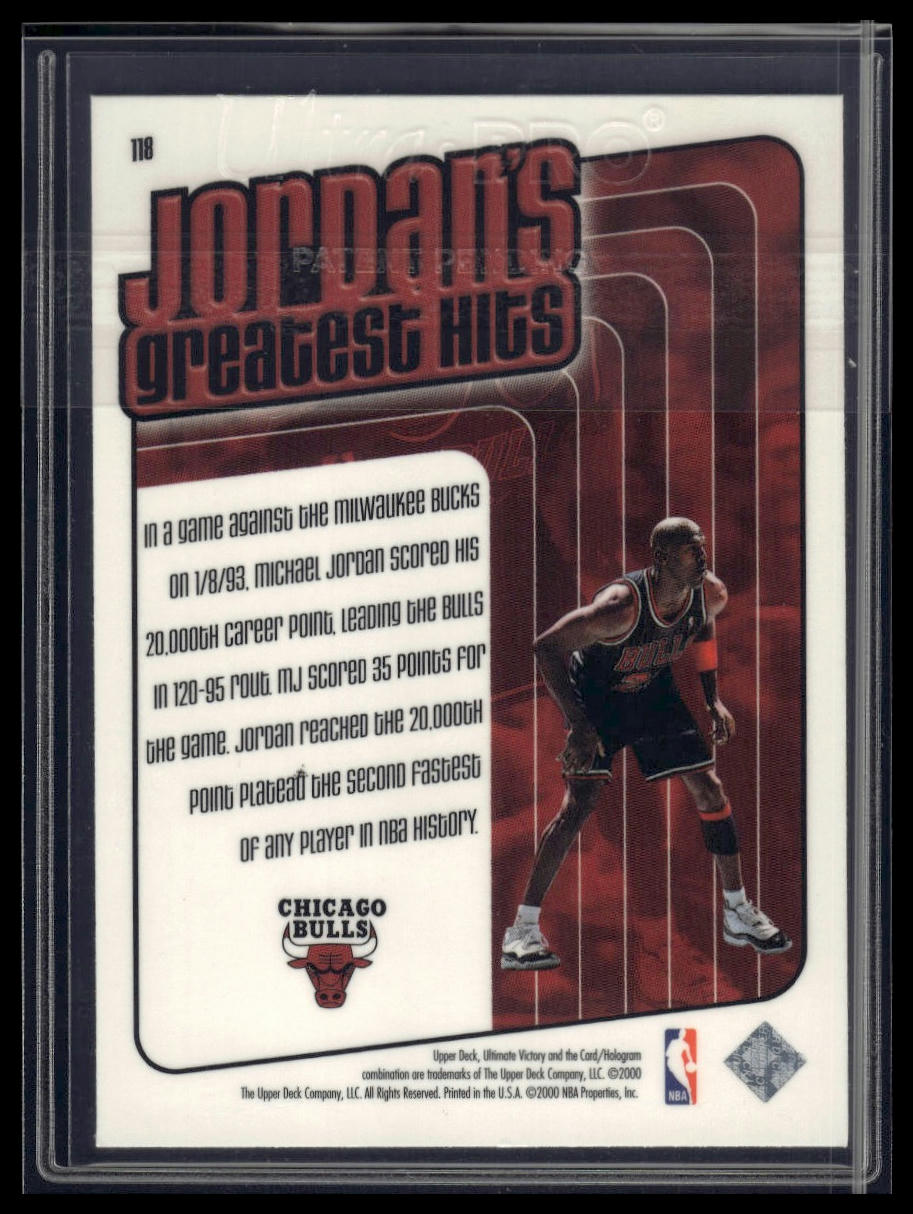 1999-00 Upper Deck Ultimate Victory #118 Michael Jordan