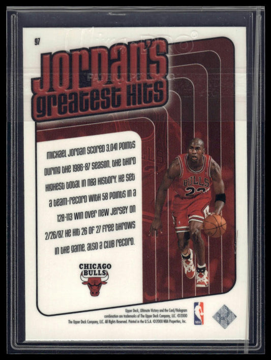 1999-00 Upper Deck Ultimate Victory #97 Michael Jordan
