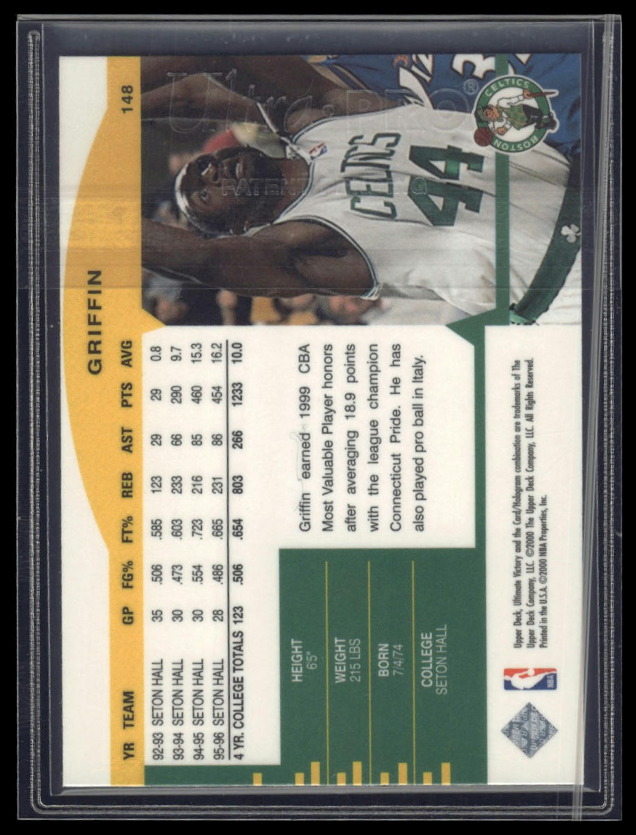 1999-00 Upper Deck Ultimate Victory #148 Adrian Griffin
