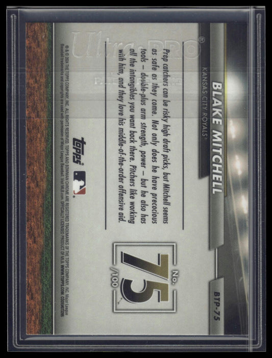 2024 Bowman #BTP-75 Blake Mitchell Bowman Scouts' Top 100