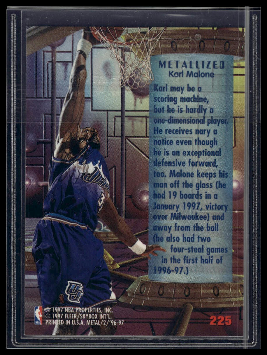 1996-97 Metal #225 Karl Malone