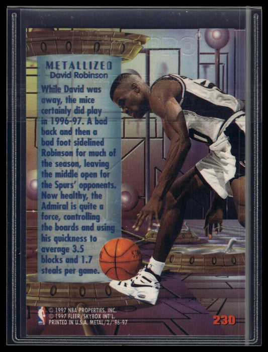 1996-97 Metal #230 David Robinson