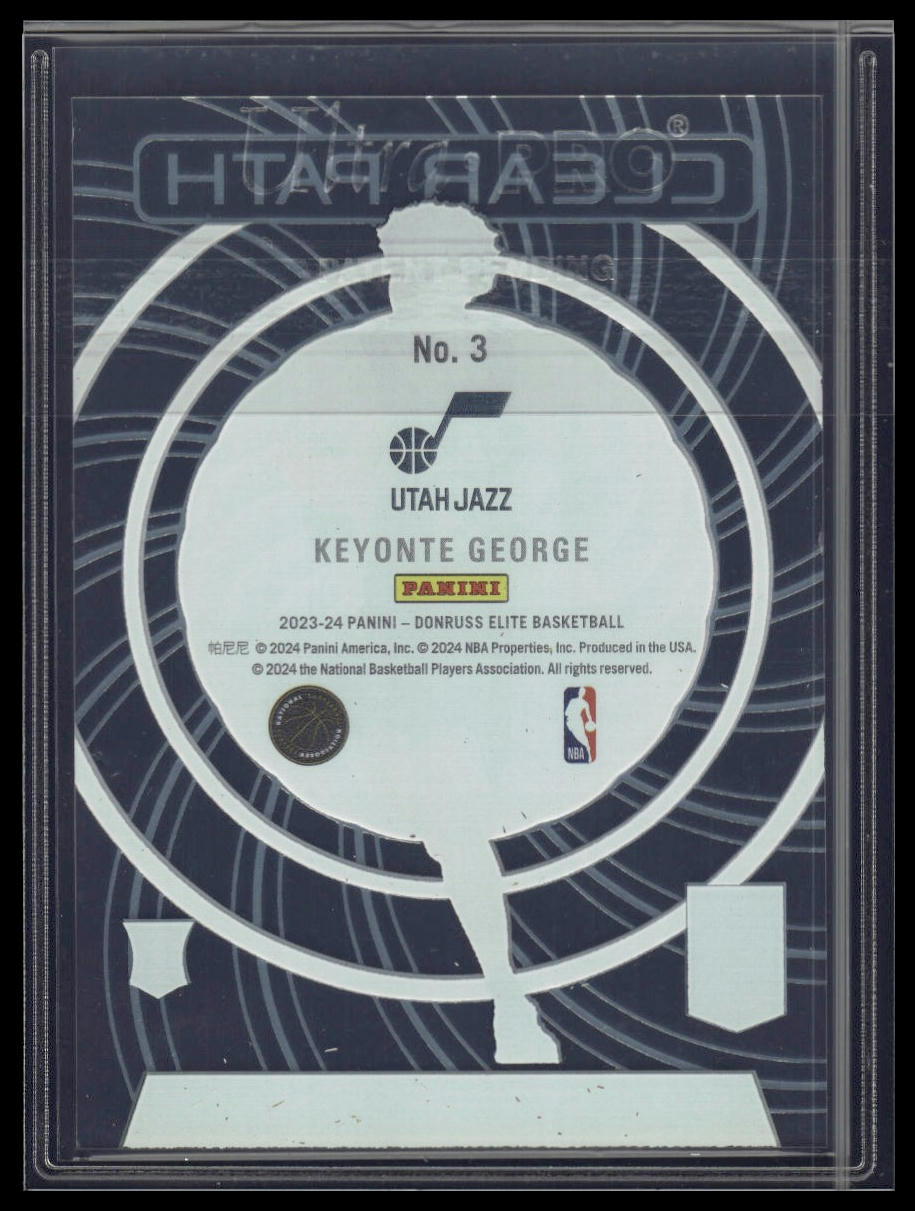 2023-24 Donruss Elite #3 Keyonte George Clear Path