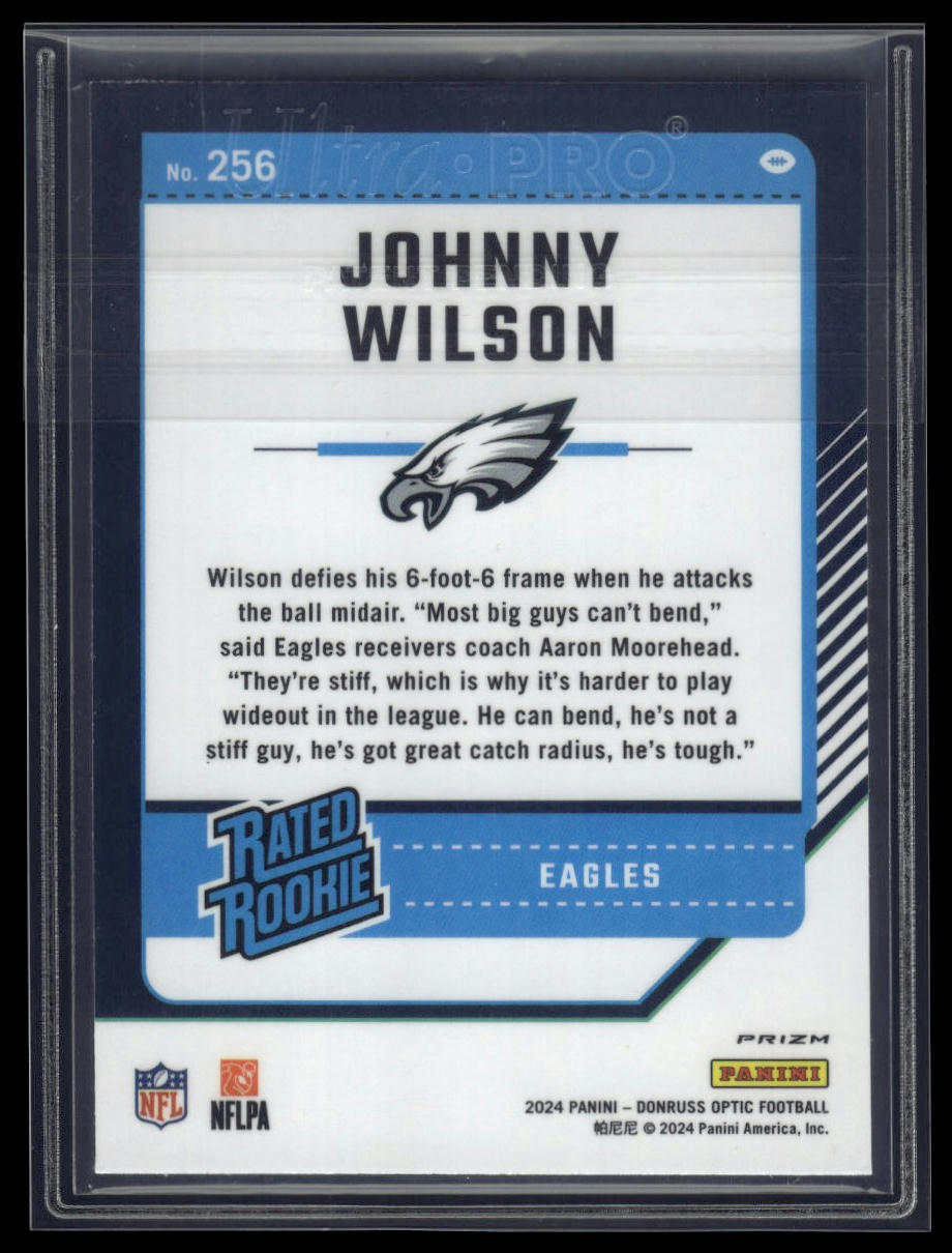 2024 Donruss Optic #256 Johnny Wilson Purple Shock