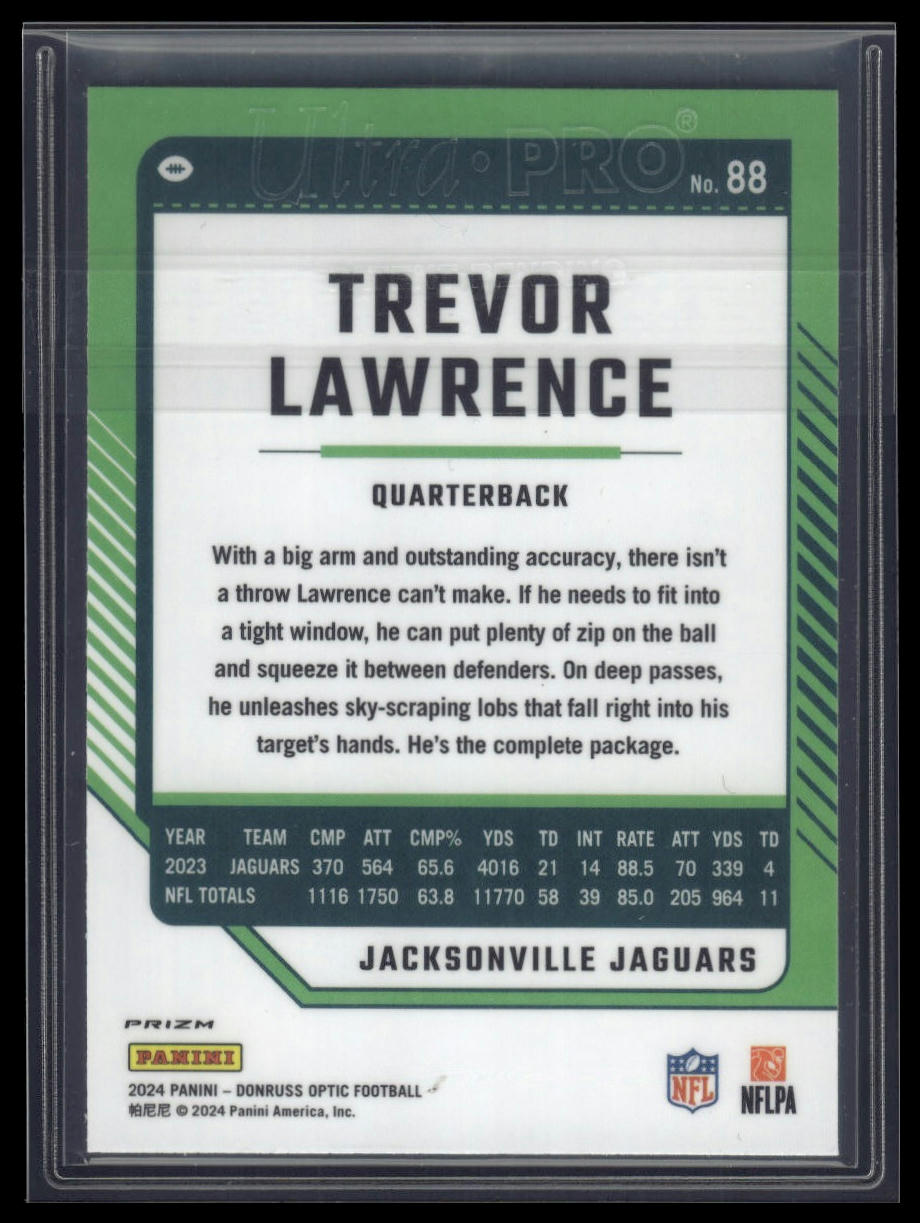 2024 Donruss Optic #88 Trevor Lawrence Holo