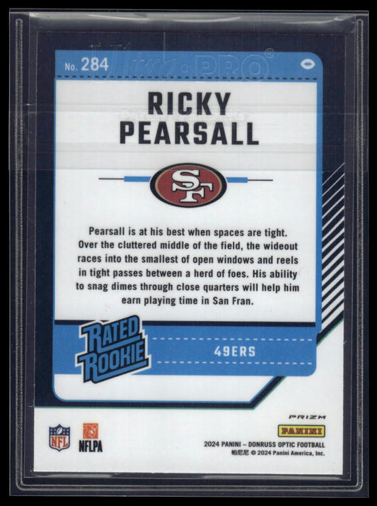 2024 Donruss Optic #284 Ricky Pearsall Holo