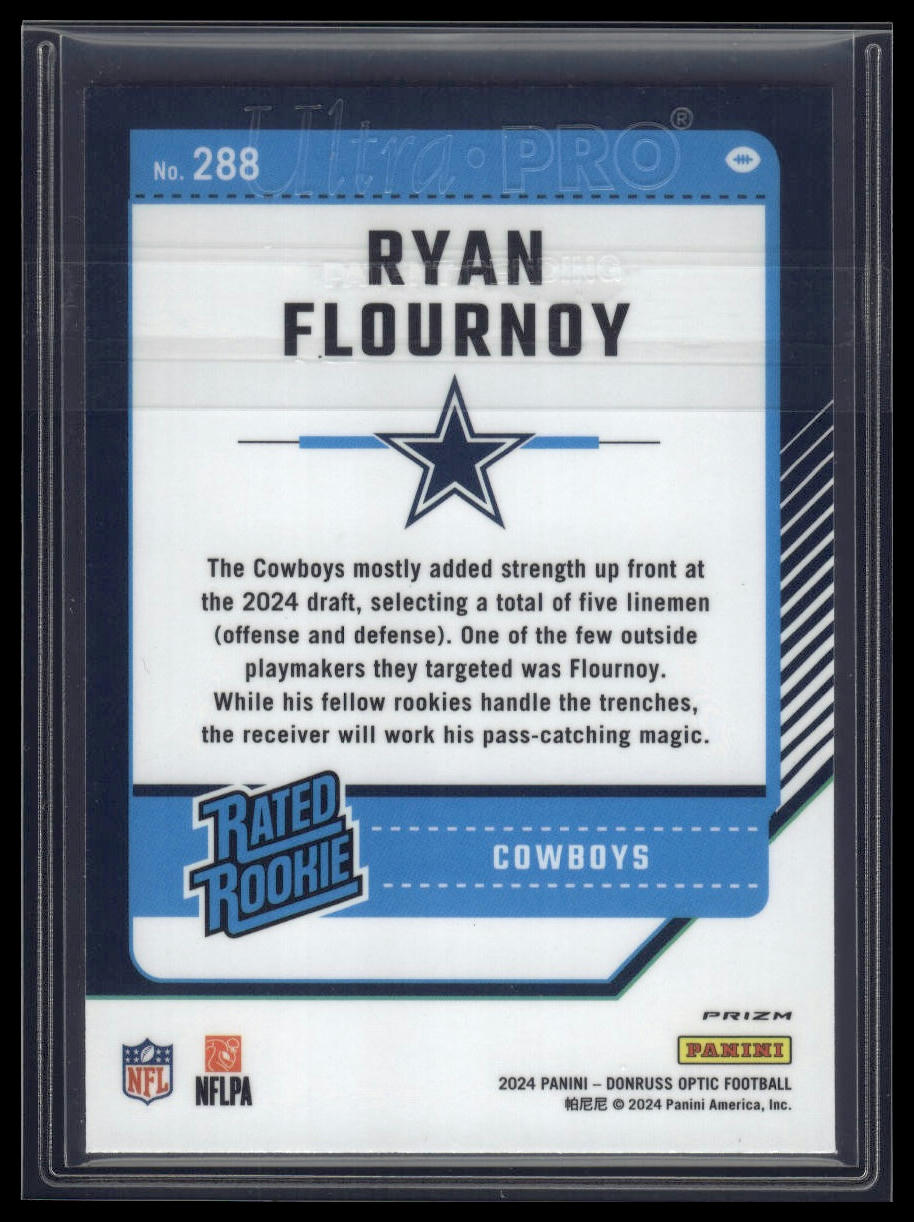 2024 Donruss Optic #288 Ryan Flournoy Purple Shock