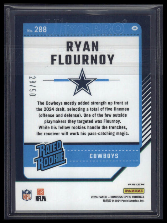 2024 Donruss Optic #288 Ryan Flournoy Lime Green #/50