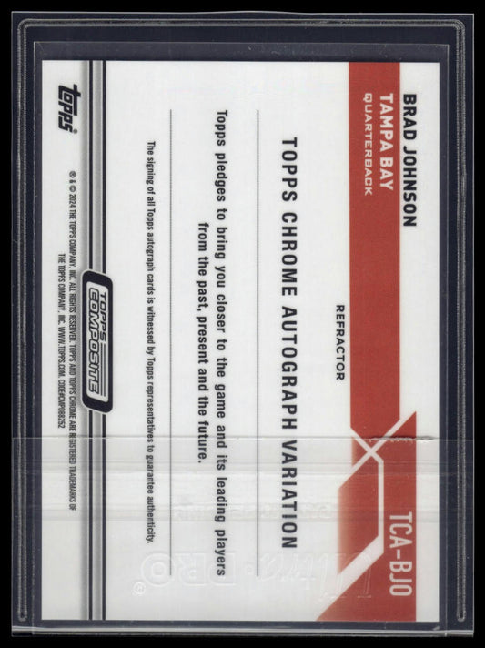 2023 Topps Composite #TCA-BJO Brad Johnson Topps Chrome Auto /299