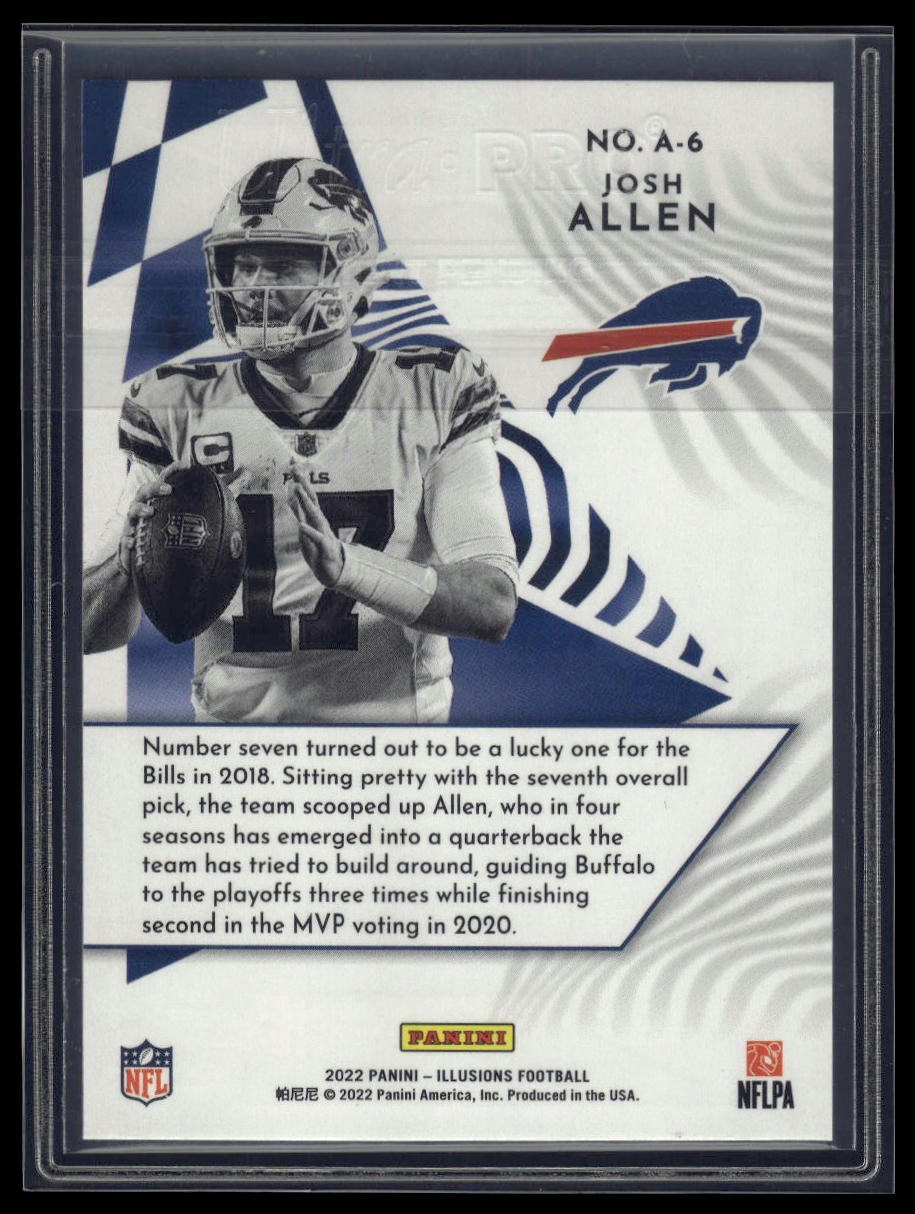 2022 Panini Illusions #A-6 Josh Allen Amazing