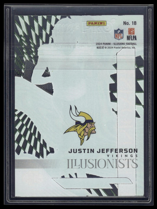 2024 Panini Illusions #18 Justin Jefferson Illusionists