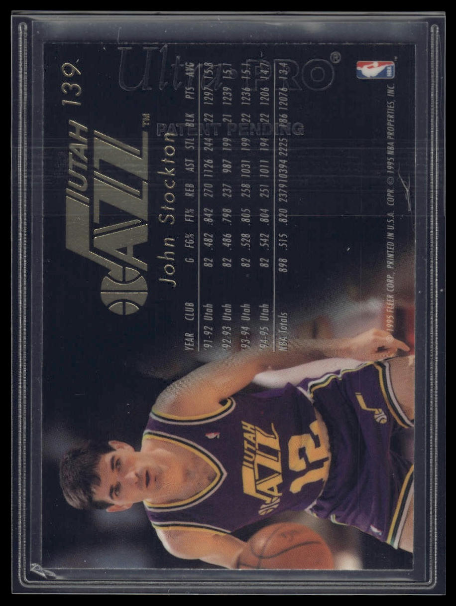 1995-96 Flair #139 John Stockton