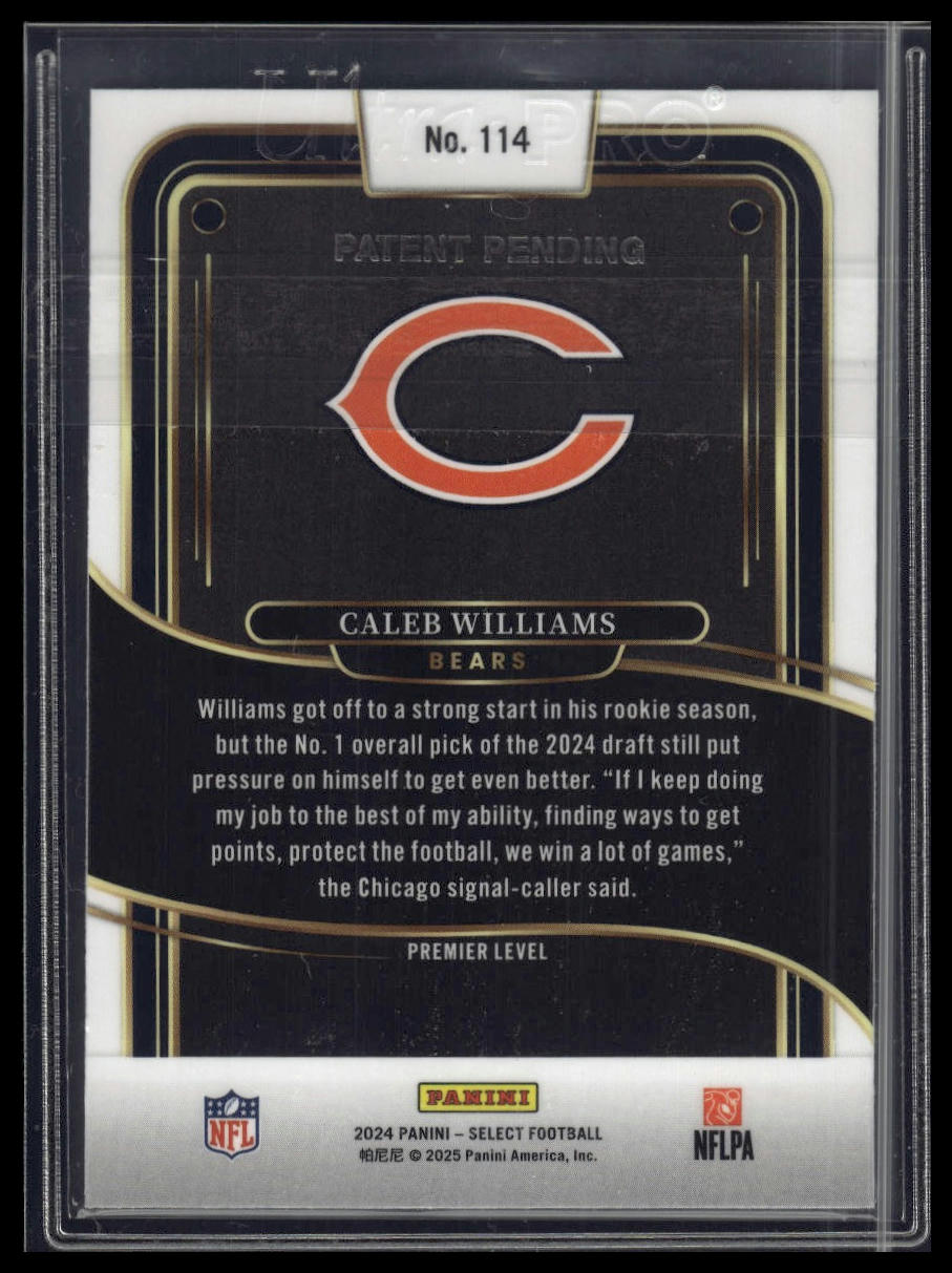 2024 Panini Select #114 Caleb Williams