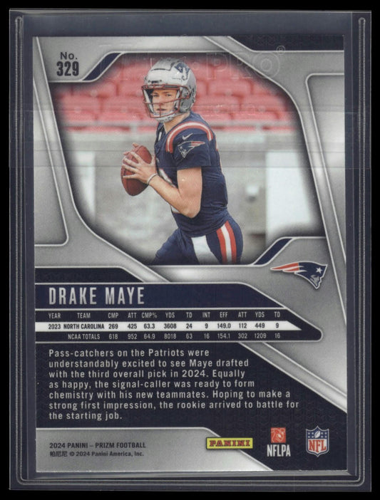 2024 Panini Prizm #329 Drake Maye
